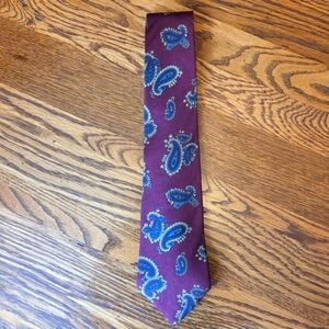 CHRISTIAN DIOR Silk Paisley Tie